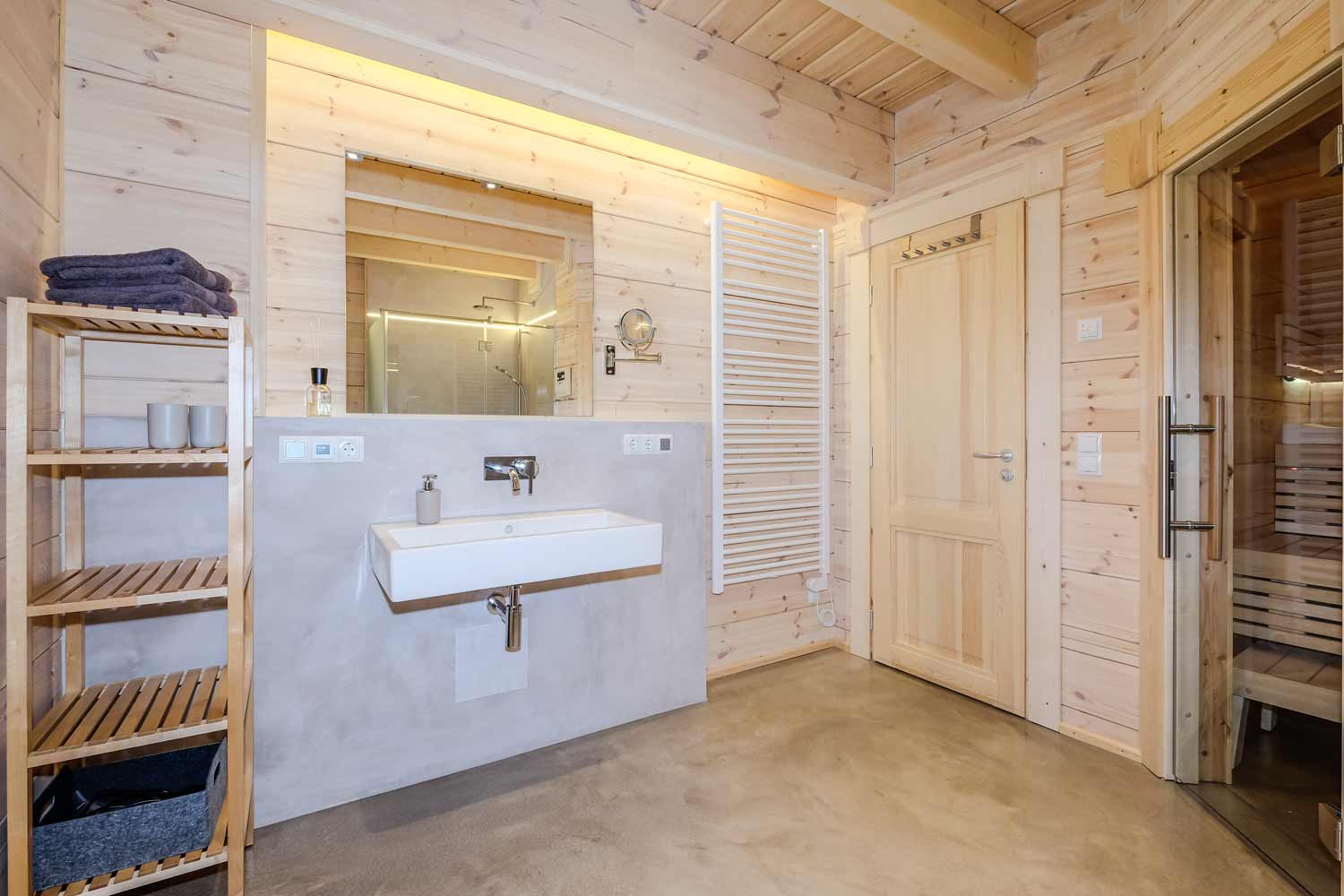 Lodge Einklang – Bad und Sauna