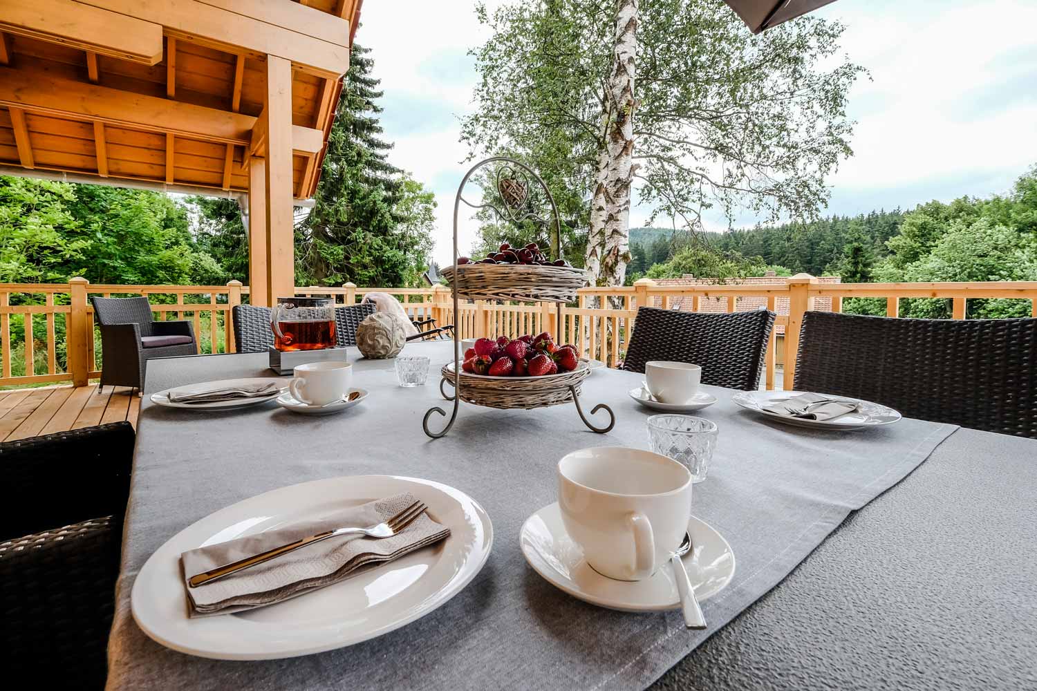 Lodge Blickfang – Panoramaterrasse
