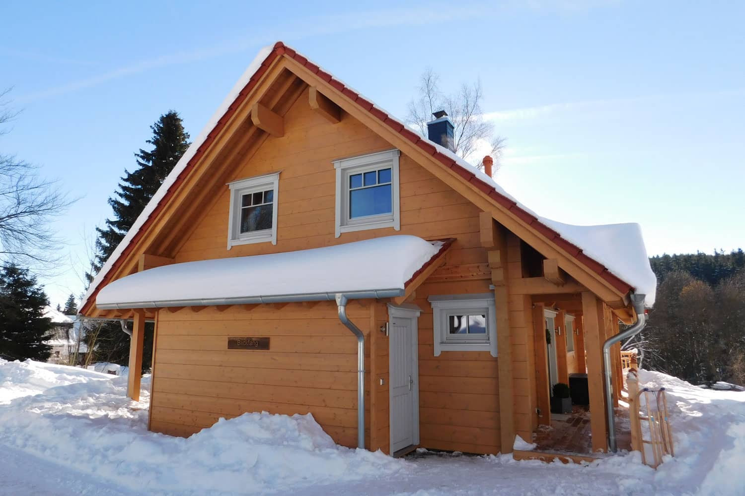 Lodges im Schnee, Bild 2