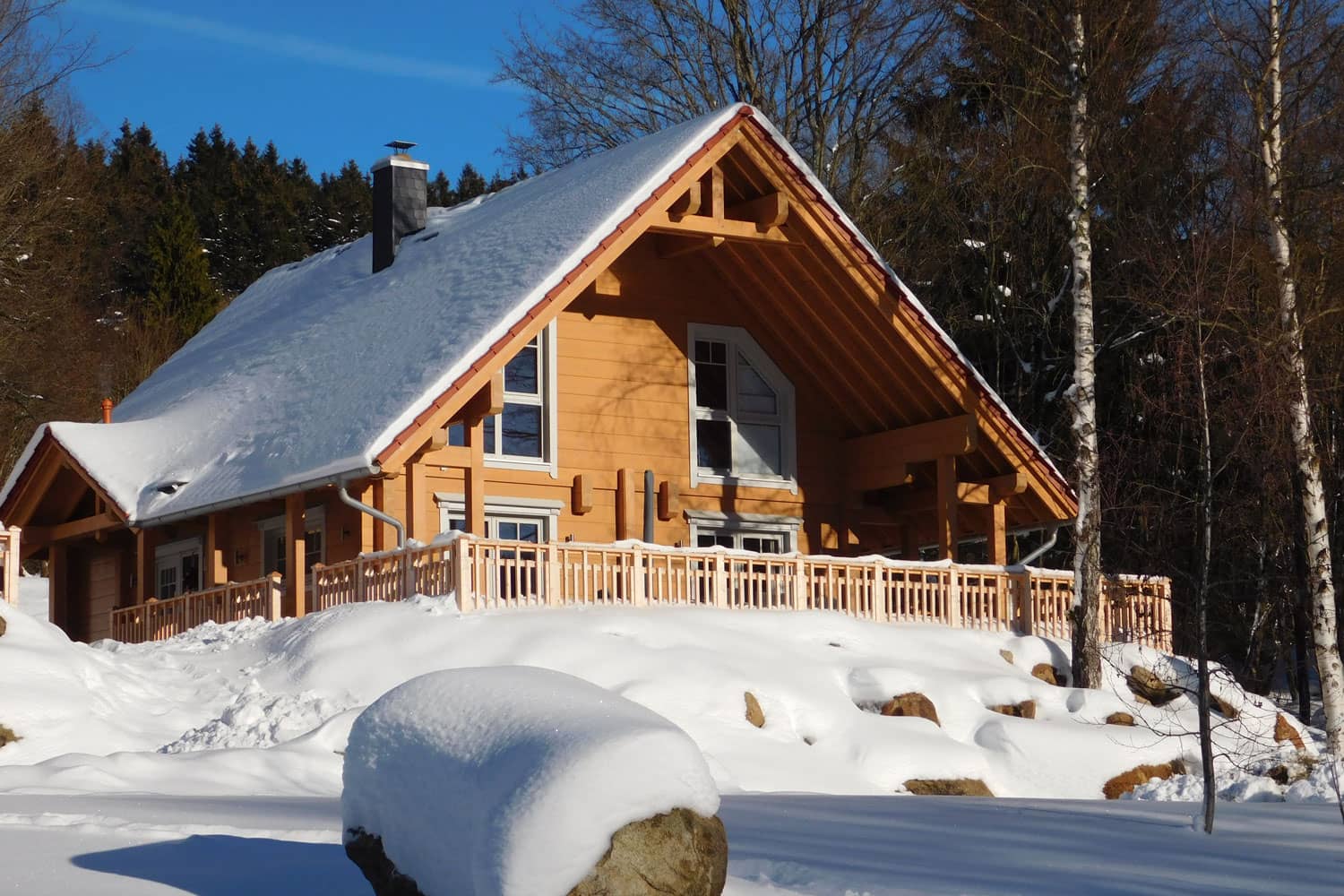 Lodges im Schnee, Bild 5