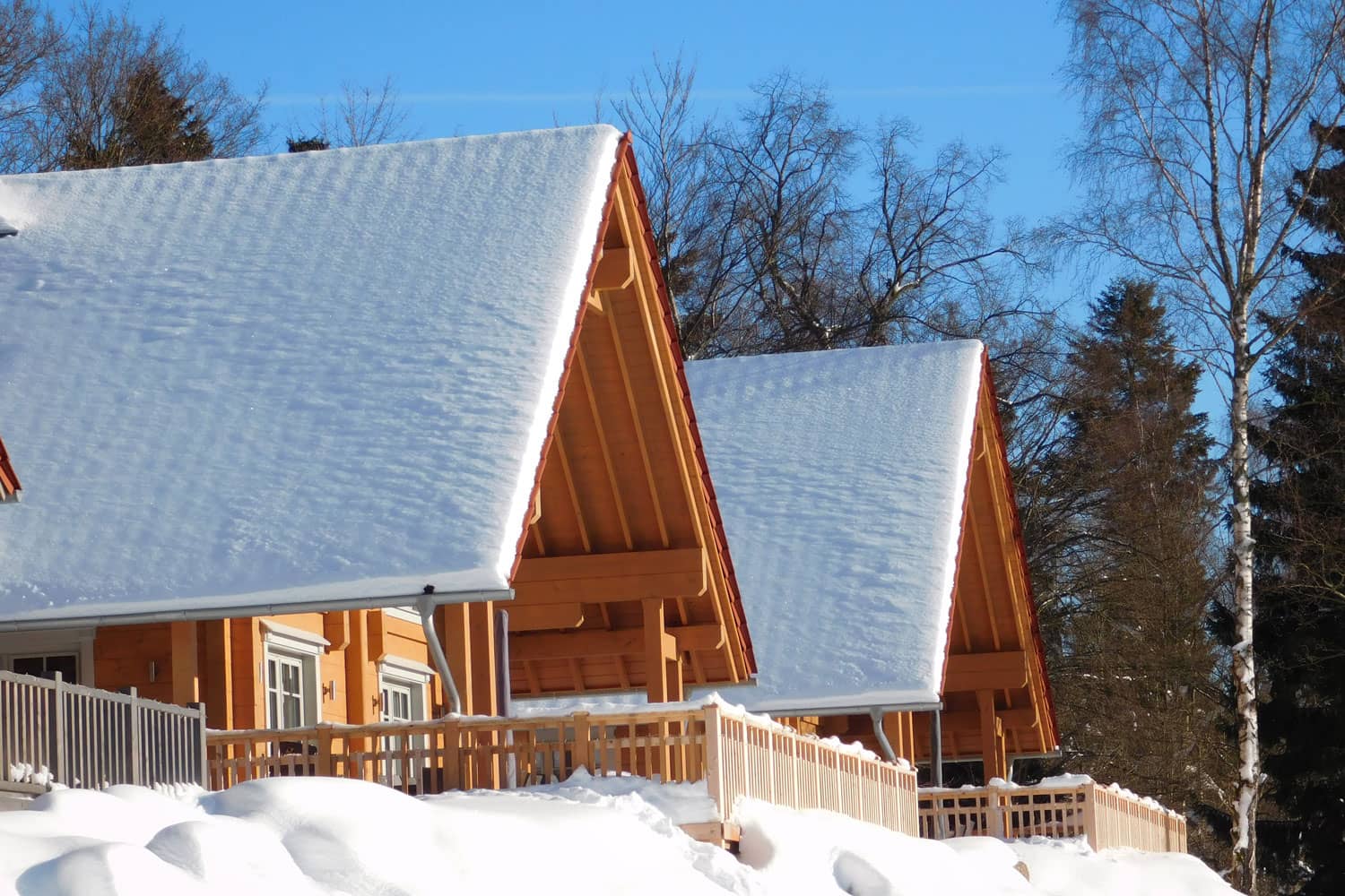 Lodges im Schnee, Bild 4