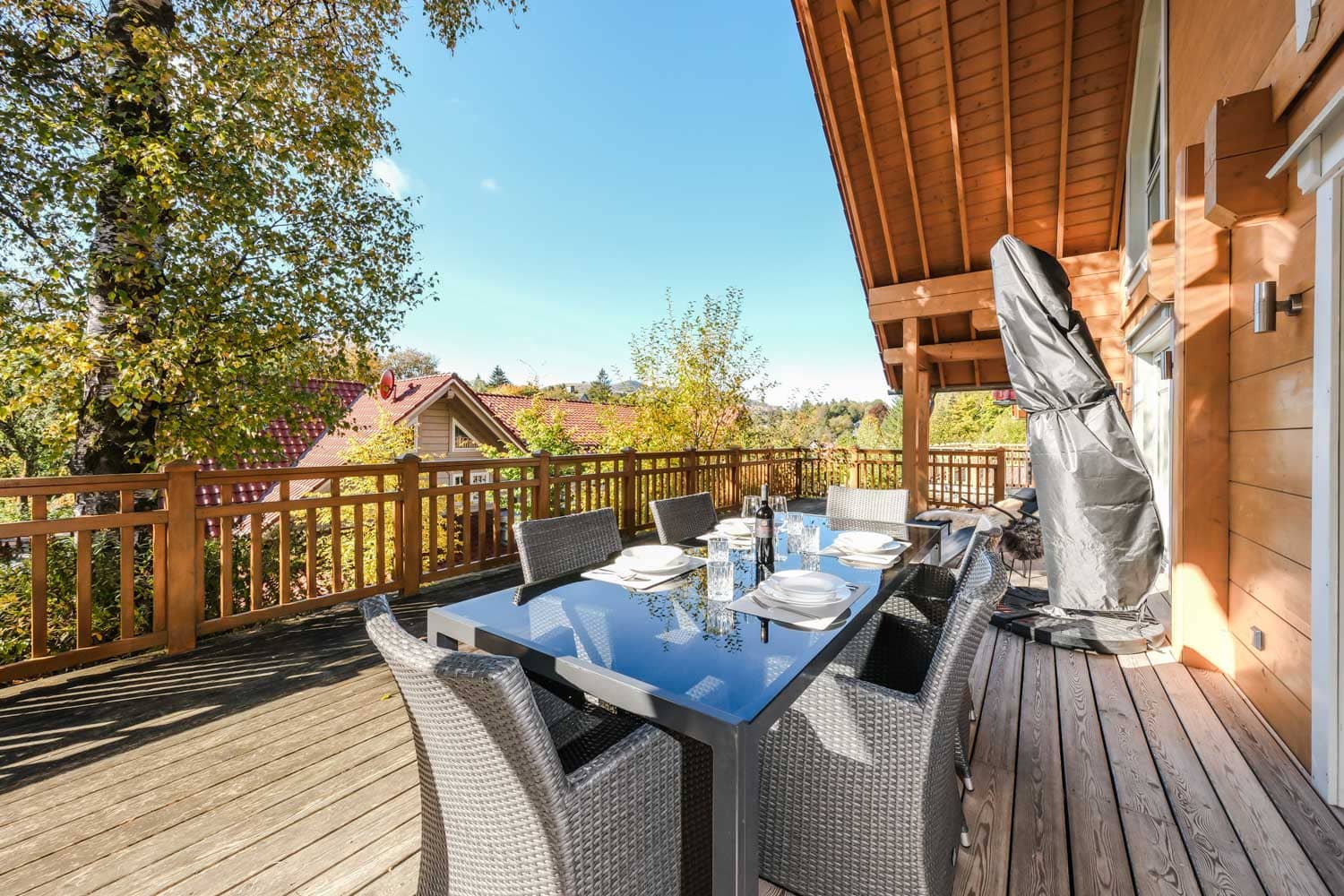 Lodge Blickfang – Panoramaterrasse