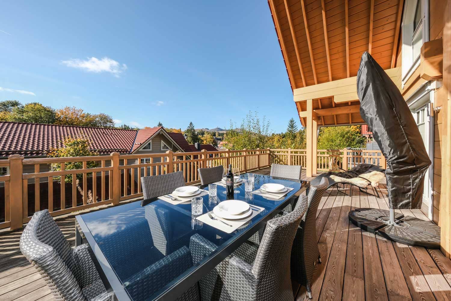 Lodge Einklang – Panoramaterrasse
