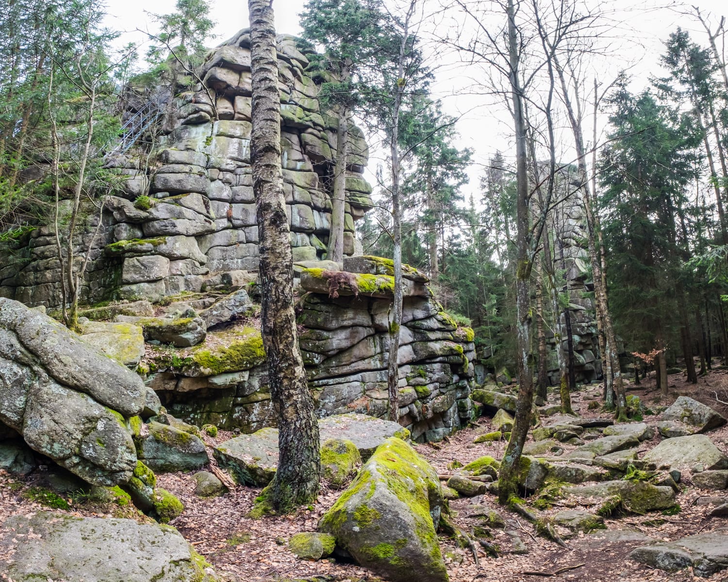 Die Schnarcherklippen bei Schierke im Harz