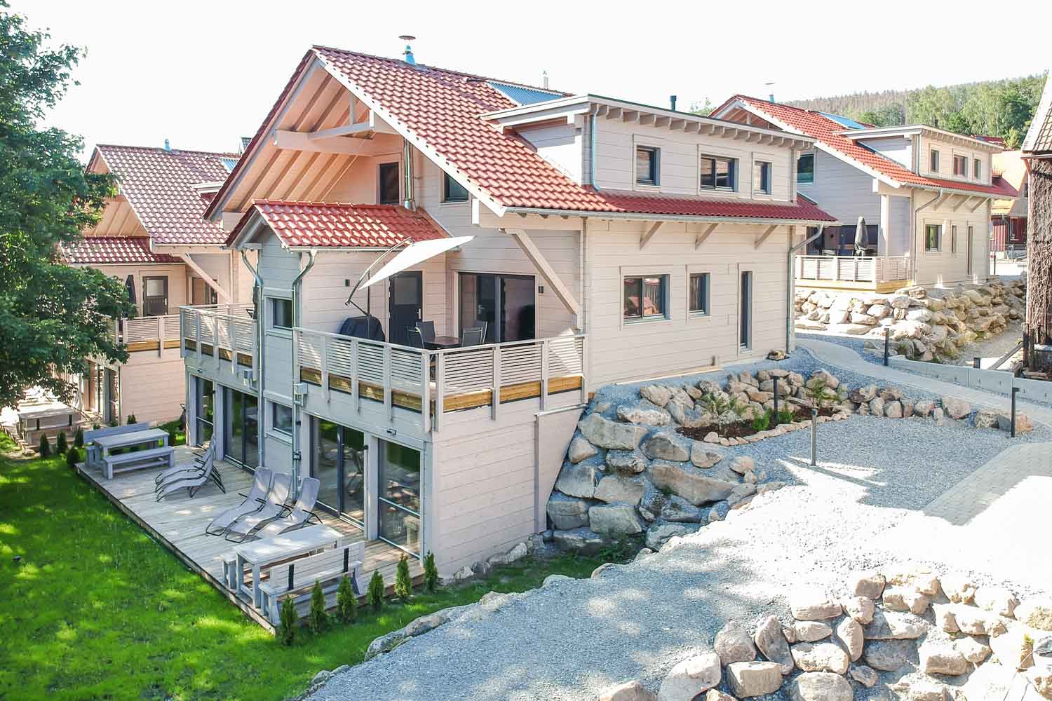Die BergwaldChalets in Schierke mit Terrassen