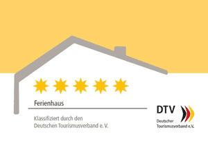 Klassifizierung der Lodges durch den Deutschen Tourismusverband: 5 Sterne