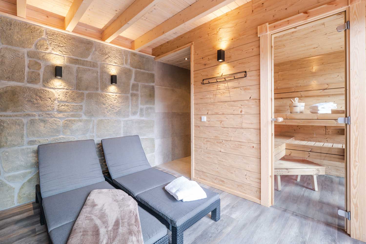 Ruheraum im Chalet Wellness