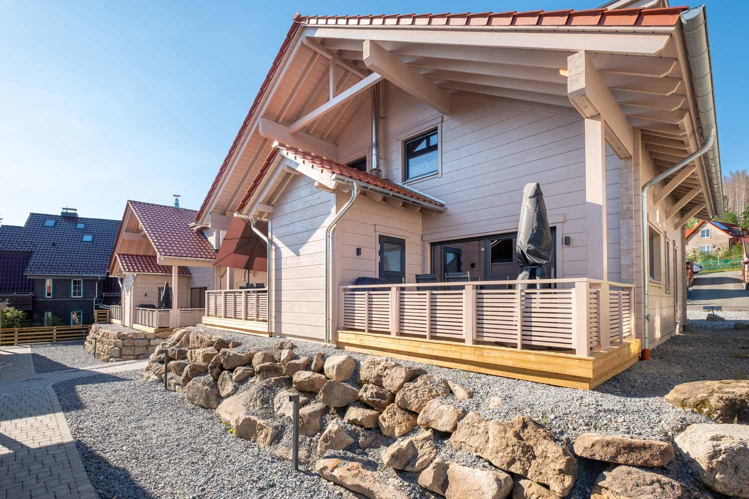 Chalets Komfort und Tierfreund